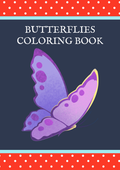 Butterflies coloring book