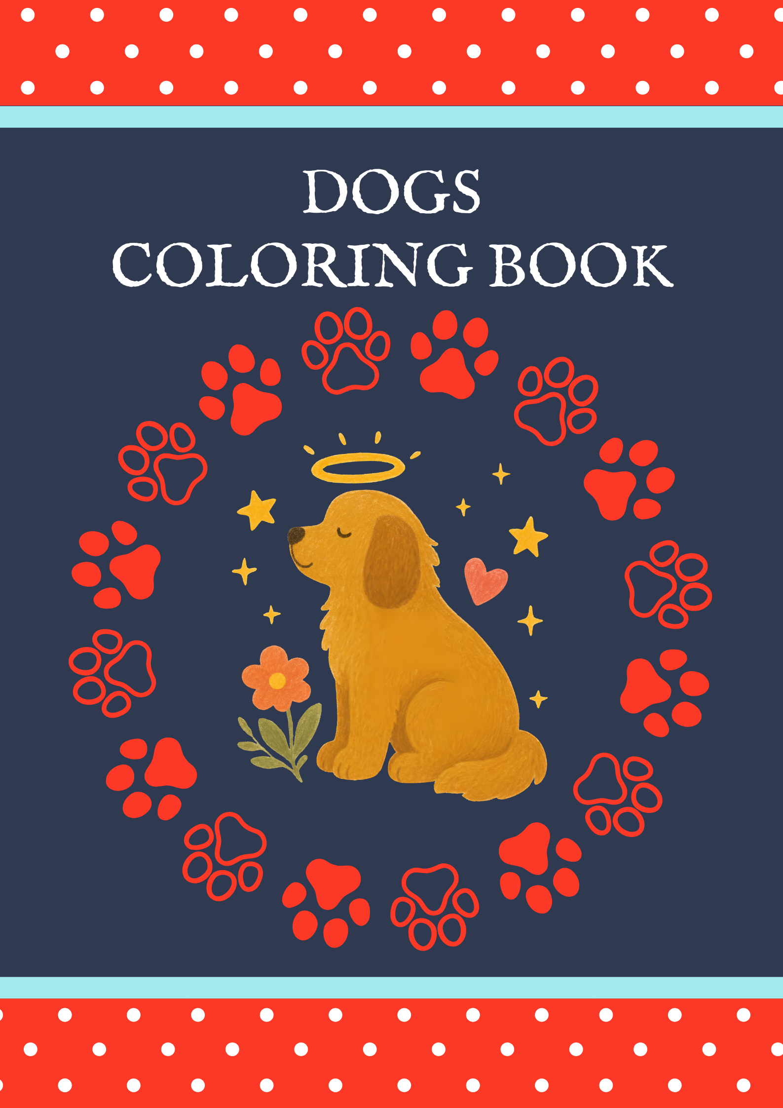 Dogs coloring book