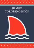 SHARKS coloring book